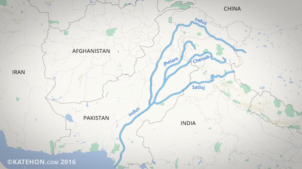 map_pakistan_river