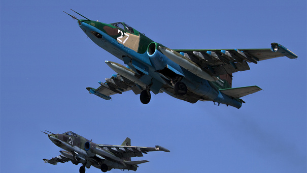 تعرف على النسخه الاحدث من مقاتلات Su-25 ..........المقاتله Su-25 SM3 Savx5111