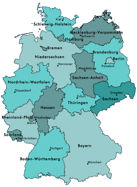 Федеральные земли. Бохум на карте Германии. Bochum Германия на карте. Борзум Германия на карте. Город Бохум Германия на карте.