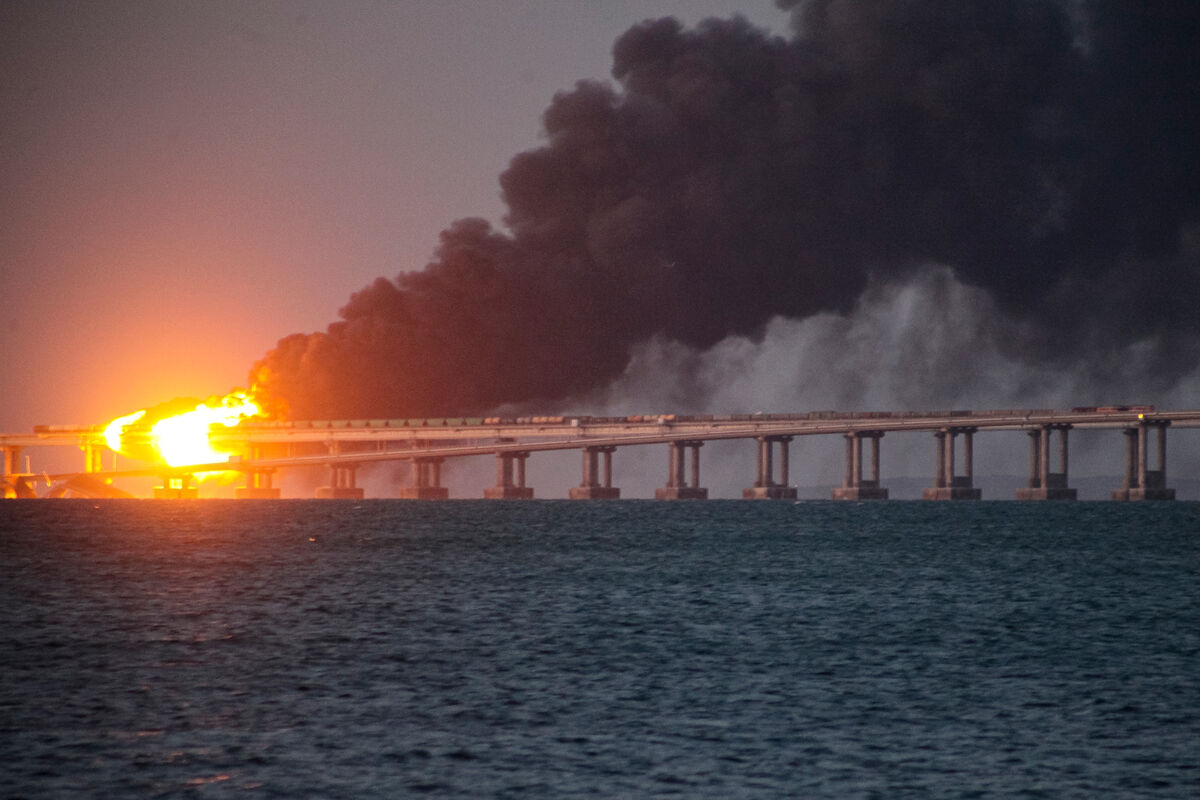 Взрыв на Крымском мосту