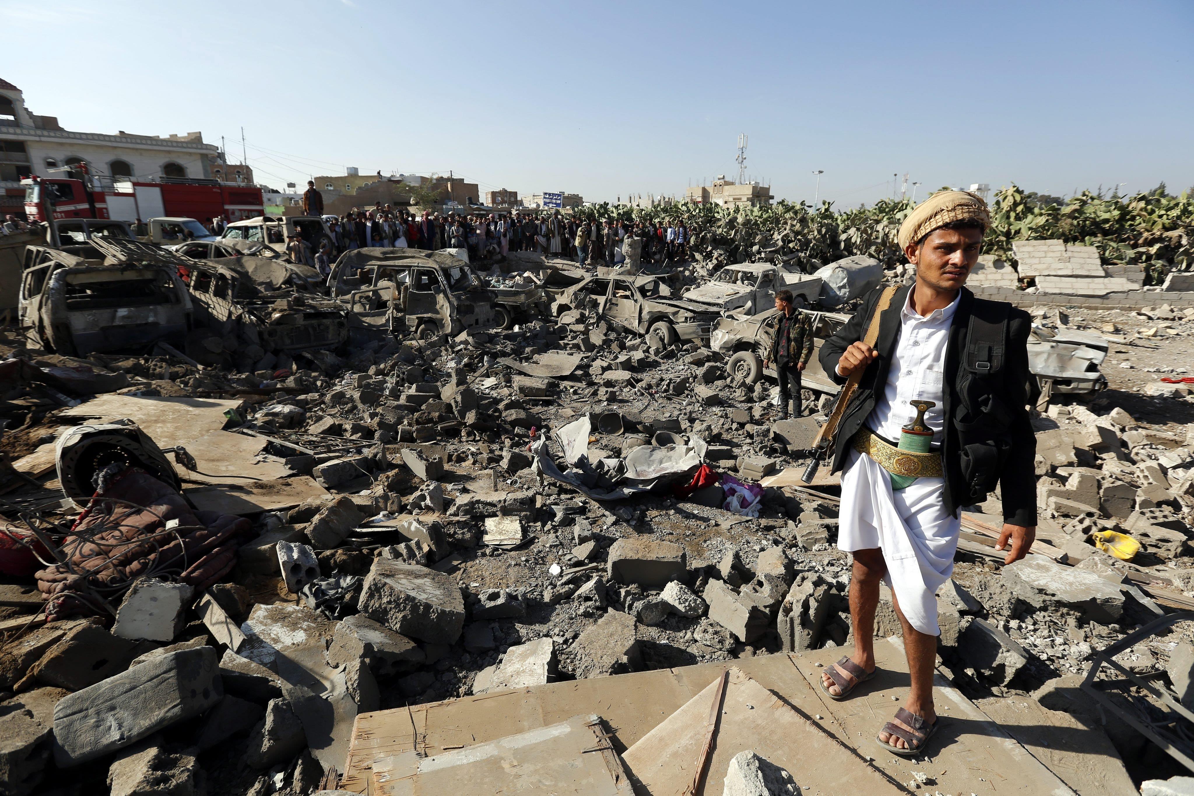 Военные конфликты на ближнем востоке. Йемен бомбардировка Саудовской Аравии.
