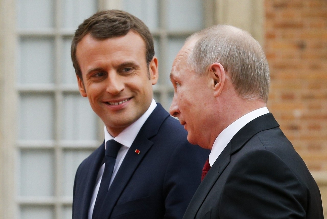 путин и президент франции