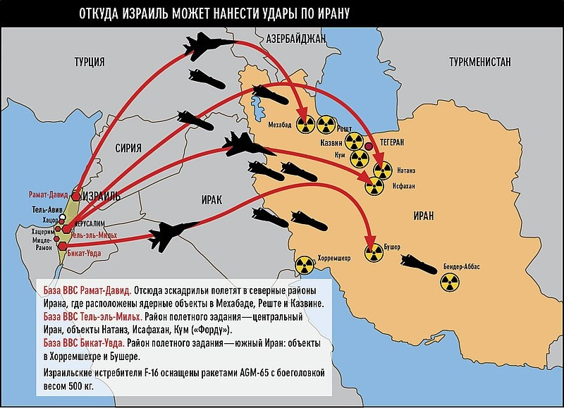 План из ирана бой