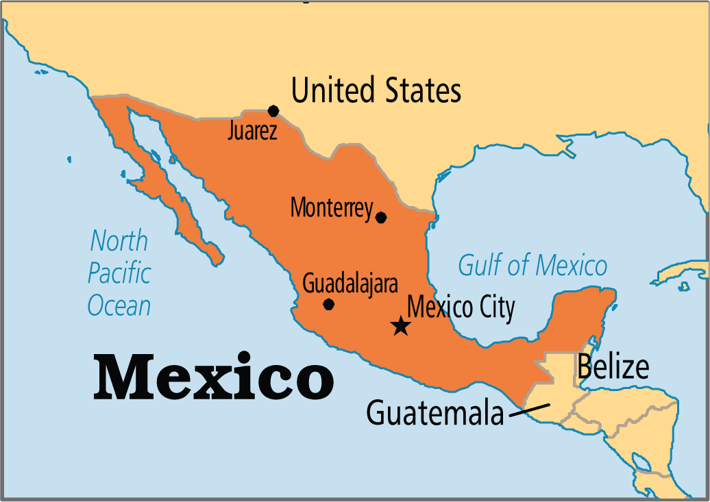 Mexico map