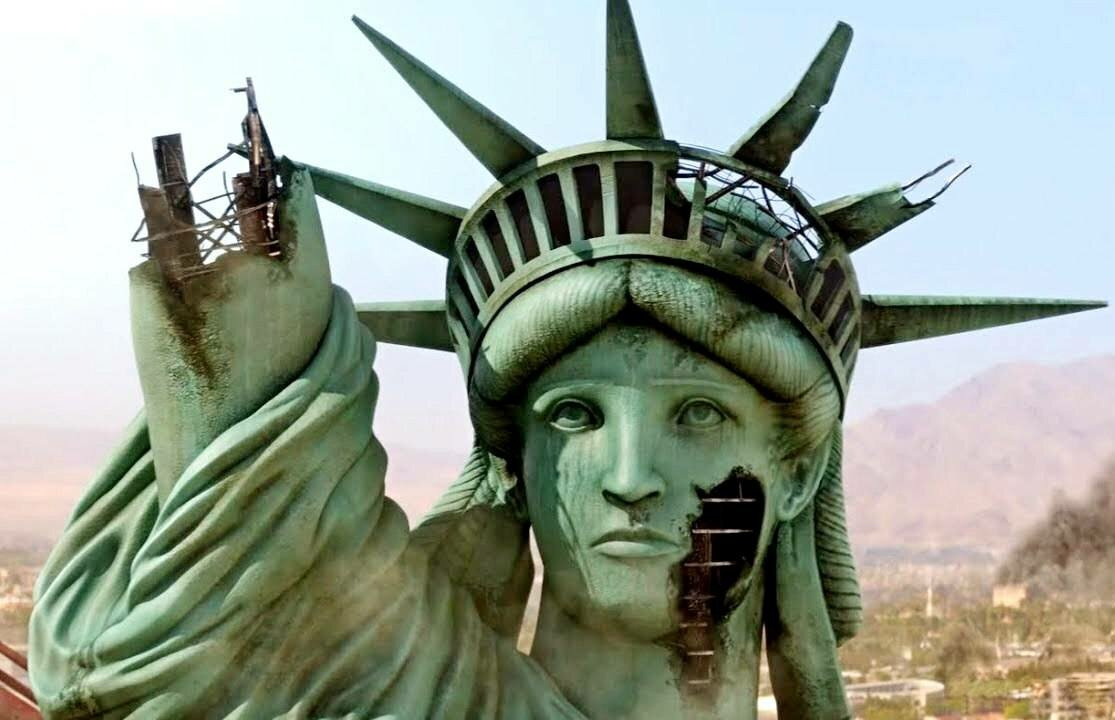 лицо статуи свободы